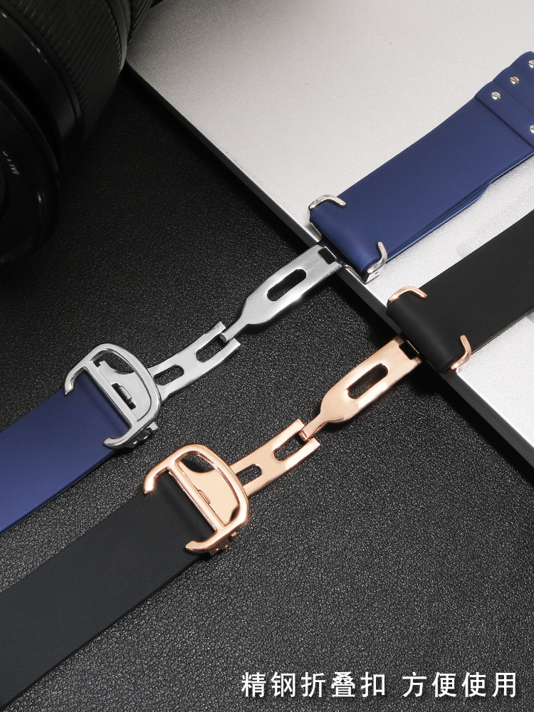 까르띠에 산토스 남성용 접이식 버클 토션 네일 고무 실 - Cartier Watch Santos 리뷰 및 가격