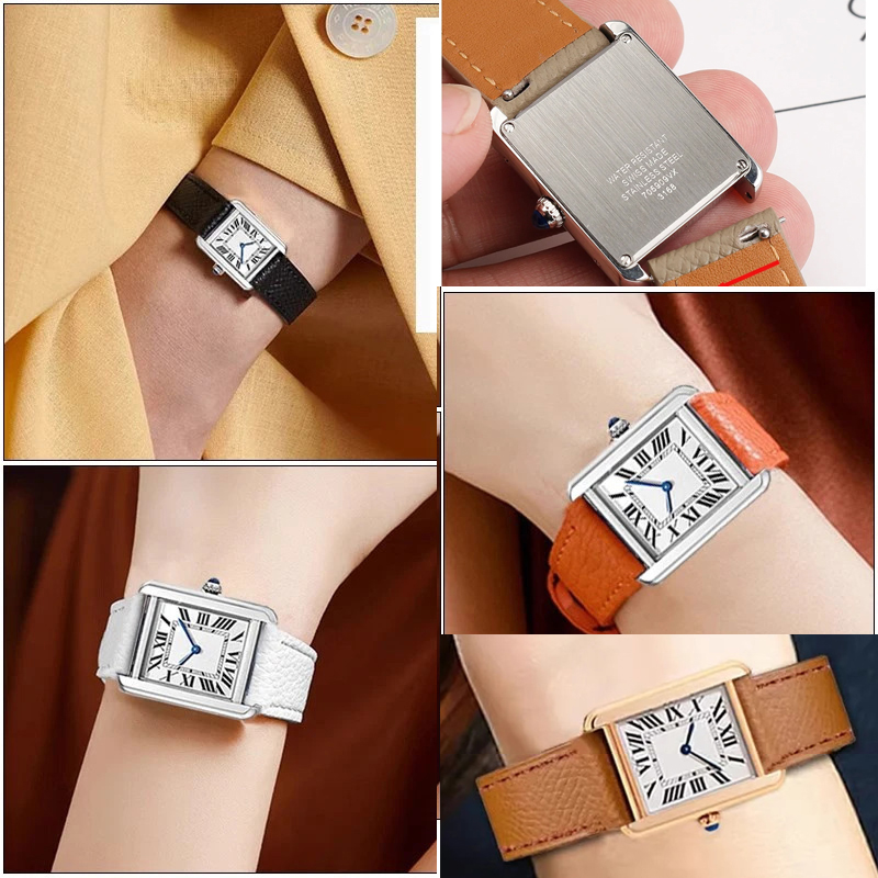 까르띠에 산토스-두몬탱크용 시계 스트랩 런던 15mm  - Cartier Watch Tank 리뷰 및 가격