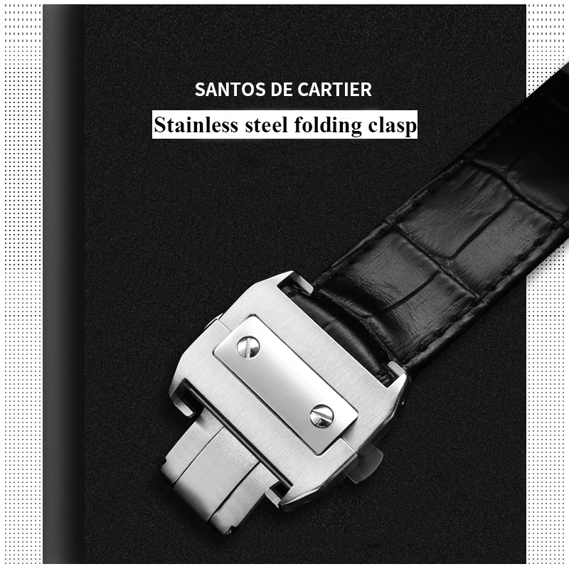 하이 퀄리티 소가죽 시계 스트랩, 까르띠에 산토스 10 - Cartier Watch Santos 리뷰 및 가격