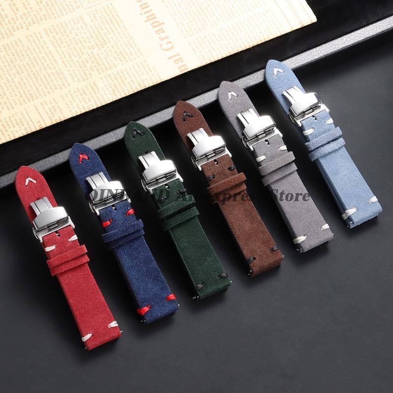 18mm 20mm 22mm 퀵 릴리스 소프트 스트랩 송 - Suede Strap Watch 리뷰 및 가격