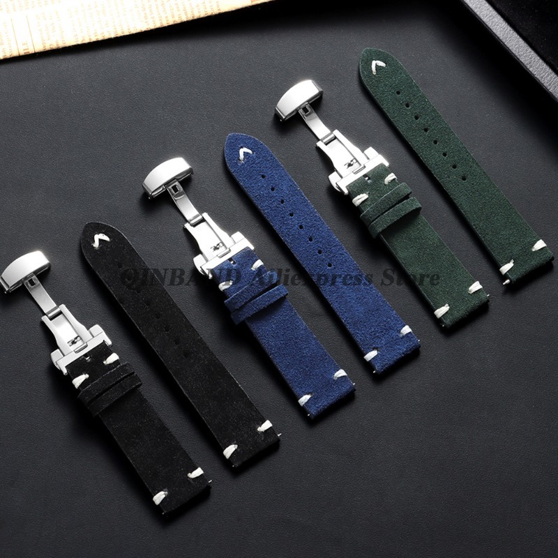 18mm 20mm 22mm 퀵 릴리스 소프트 스트랩 송 - Suede Strap Watch 리뷰 및 가격