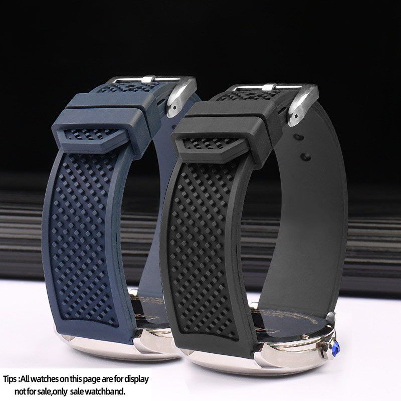 불소 고무 시계 스트랩 23mm 24mm 까르띠에 캘리 - Cartier Watch Tank 리뷰 및 가격