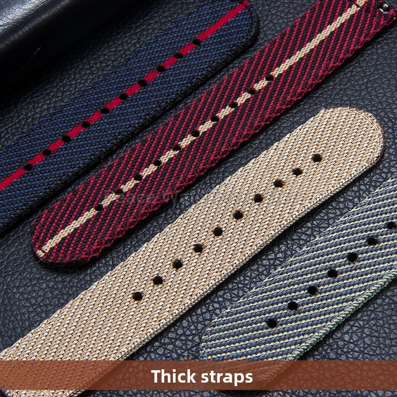 20 22mm 카키 블루 레드 나일론 팔찌 Tudor  - Nato Strap Nylon 리뷰 및 가격