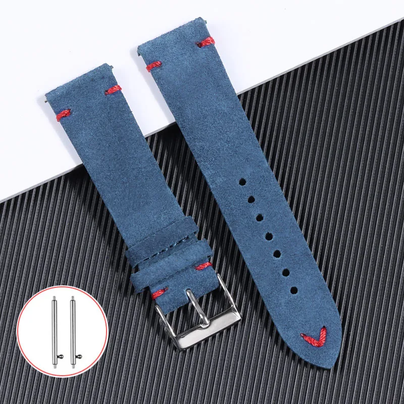 18mm 20mm 22mm 고품질 스웨이드 가죽 빈티지 - Suede Strap Watch 리뷰 및 가격